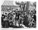 Deck of Emigrant Ship by Anonymous