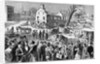 The March of Modern Improvement - Destruction of old Building in Upper New York Illustration by Anonymous