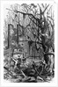 Union Soldiers in Swamp by Anonymous
