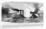 Civil War Naval Battle by Anonymous