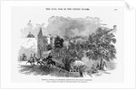 Federal Forces, at Jonesboro, Destroying the Macon Railroad Illustration by Anonymous