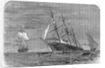 Print of the Sinking of the Alabama by Anonymous