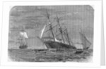 Print of the Sinking of the Alabama by Anonymous