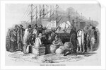 Emigrants Arrival at Cork Illustration by Anonymous