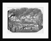 19th-Century Print of Great Fire in San Francisco by Anonymous