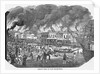 19th-Century Print of Great Fire in San Francisco by Anonymous
