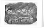 19th-Century Print of Great Fire in San Francisco by Anonymous