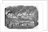 19th-Century Print of Great Fire in San Francisco by Anonymous