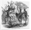 Ojibwa Warriors' War Dance Illustration by Anonymous