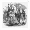 Ojibwa Warriors' War Dance Illustration by Anonymous