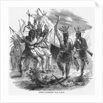 Ojibwa Warriors' War Dance Illustration by Anonymous