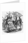 Ojibwa Warriors' War Dance Illustration by Anonymous
