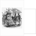Ojibwa Warriors' War Dance Illustration by Anonymous