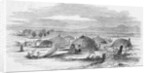 View of an Indian Rancheria, Yuba City, California Illustration by Anonymous