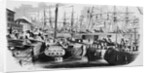 Canal Boats in New York by Anonymous