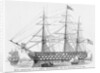 An American Line-of-Battle Ship by Anonymous
