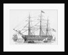An American Line-of-Battle Ship by Anonymous