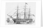 An American Line-of-Battle Ship by Anonymous