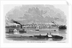 Ship Traffic Near Louisville, Kentucky by Anonymous