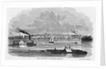 Ship Traffic Near Louisville, Kentucky by Anonymous