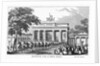 Troops at Brandenburg Gate by Anonymous