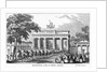 Troops at Brandenburg Gate by Anonymous
