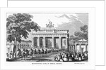 Troops at Brandenburg Gate by Anonymous