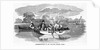 Sportsmen Fishing from Boat by Anonymous