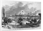 Launch of the United States Steamer Merrimac, From the Navy Yard, Charleston by Anonymous