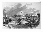 Launch of the United States Steamer Merrimac, From the Navy Yard, Charleston by Anonymous