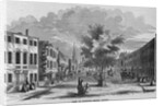 View of Franklin Street, Boston Illustration by Anonymous