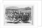 Preparing to Blow the Sepoys from the Cannon's Mouth Magazine Illustration Published in Harper's Weekly by Anonymous