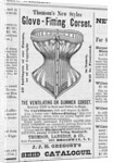 Advertisement for Corsets by Anonymous
