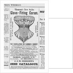 Advertisement for Corsets by Anonymous
