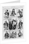 The President of the United States and His Cabinet, for 1872 Political Cartoon by Anonymous