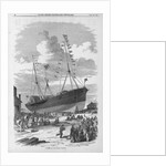 Launch of the Ocean Steamship VANDERBILT by Anonymous