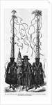 The Holy Week at Quito - Burgomaster Accompanied by Two Cucuruchus Holding the Cords of the Standard by Anonymous