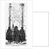 The Holy Week at Quito - Burgomaster Accompanied by Two Cucuruchus Holding the Cords of the Standard by Anonymous