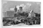 Ovation to Millard Fillmore - Procession Passing Through Union Square - (sketch) by Anonymous