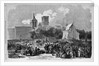 Ovation to Millard Fillmore - Procession Passing Through Union Square - (sketch) by Anonymous