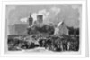 Ovation to Millard Fillmore - Procession Passing Through Union Square - (sketch) by Anonymous