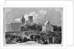 Ovation to Millard Fillmore - Procession Passing Through Union Square - (sketch) by Anonymous