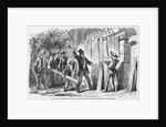 Yellow Fever Excitement at Quarantine, Staten Island, N.Y. Harbor, Destruction of the Barricades Illustration by Anonymous
