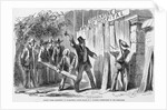Yellow Fever Excitement at Quarantine, Staten Island, N.Y. Harbor, Destruction of the Barricades Illustration by Anonymous
