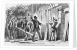 Yellow Fever Excitement at Quarantine, Staten Island, N.Y. Harbor, Destruction of the Barricades Illustration by Anonymous