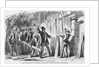 Yellow Fever Excitement at Quarantine, Staten Island, N.Y. Harbor, Destruction of the Barricades Illustration by Anonymous