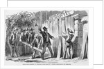 Yellow Fever Excitement at Quarantine, Staten Island, N.Y. Harbor, Destruction of the Barricades Illustration by Anonymous