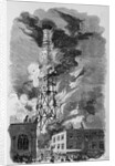 Destruction of the Latting Observatory, New York by Anonymous