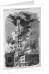 Destruction of the Latting Observatory, New York by Anonymous