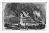 Burning of the Mount Vernon Hotel, Cape May, NJ by Anonymous